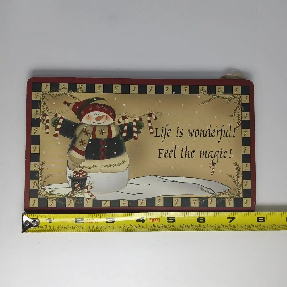 Kurt S. Alter, Inc Hanging Christmas Wooden Sign 